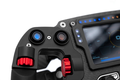 Simagic FX Formula Xtreme Pro Wheel – thumb encoders for fine tuning inputs