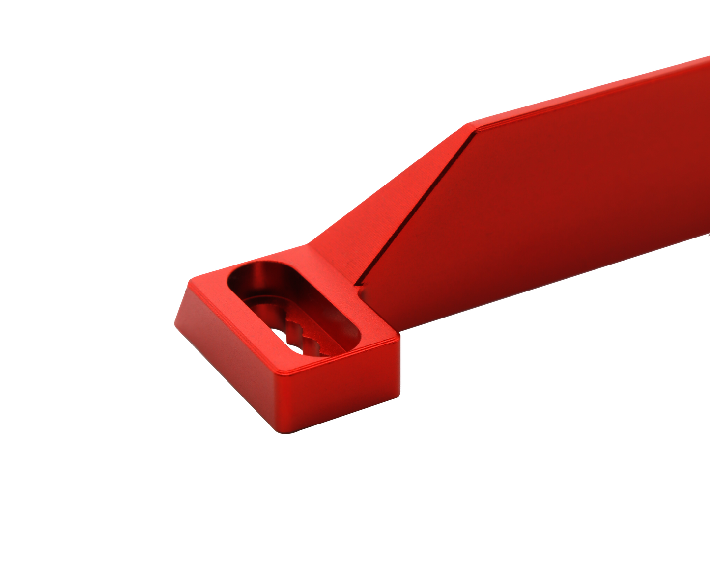 Simagic P2000 Heel Stop – CNC machined base with mounting points