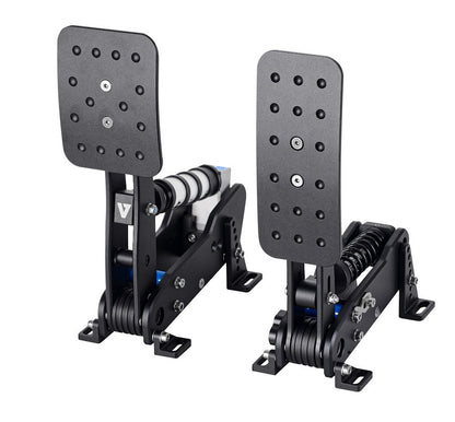 VNM Simulation 2-Pedal Set load cell brake pedals front view