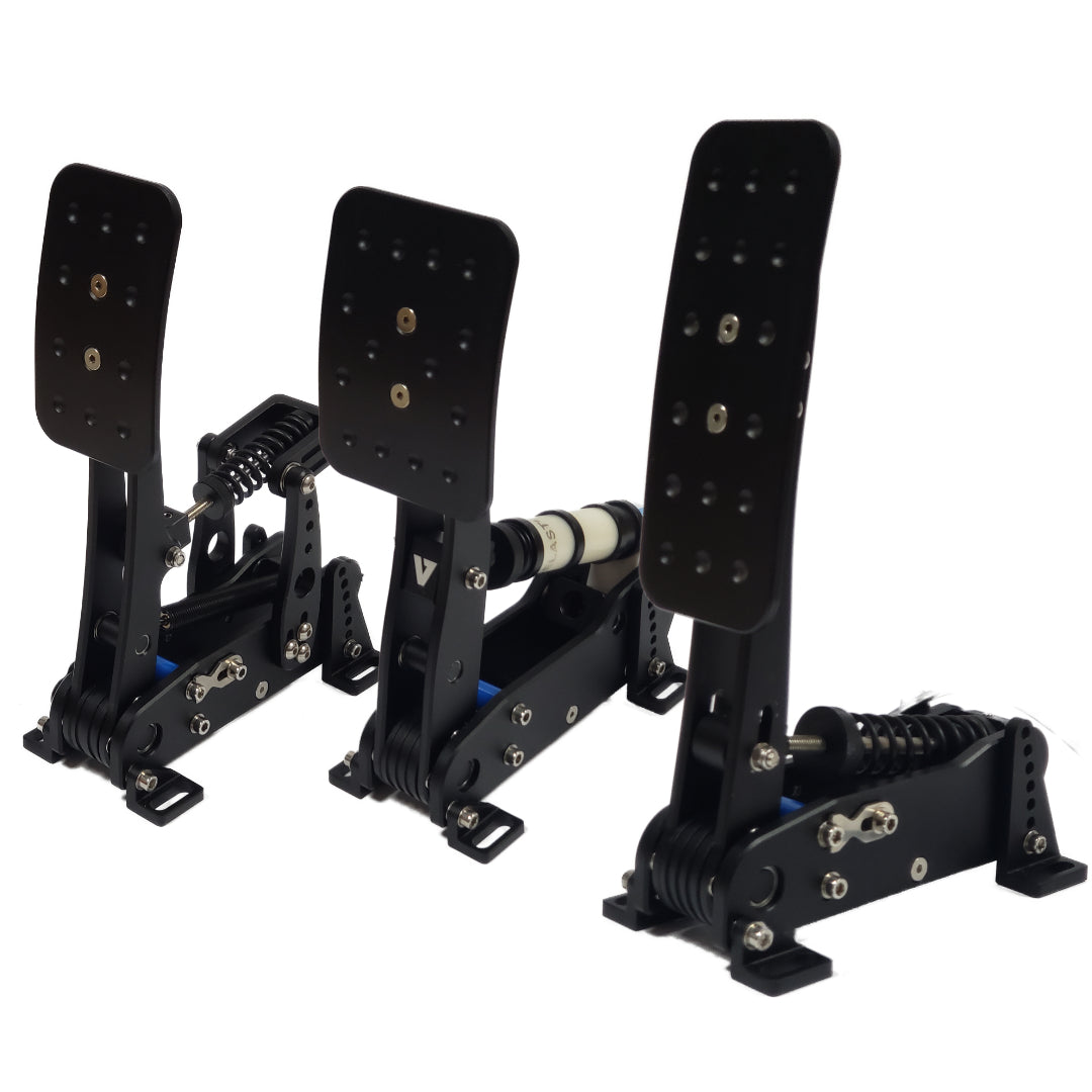 VNM Simulation Pedal Set load cell brake pedals front view